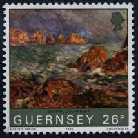 Photo Textures of Postage Stamp